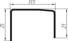 Армирующий профиль 25х31